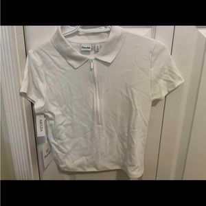 Artiza white crop top size medium